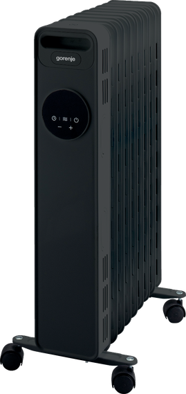 Обігрівач масляний Gorenje OR2000EB, 2000 Вт, 9 секцій, з термостатом