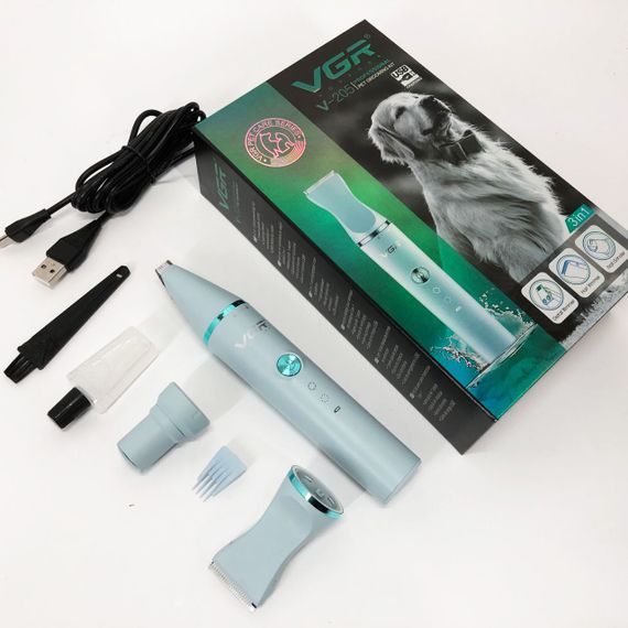 Электрическая машинка для стрижки животных с насадками, Триммер-машинка для животных CV-64 | Зображення 2