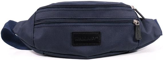 Сумка на пояс Wallaby из ткани синяя | Зображення 1