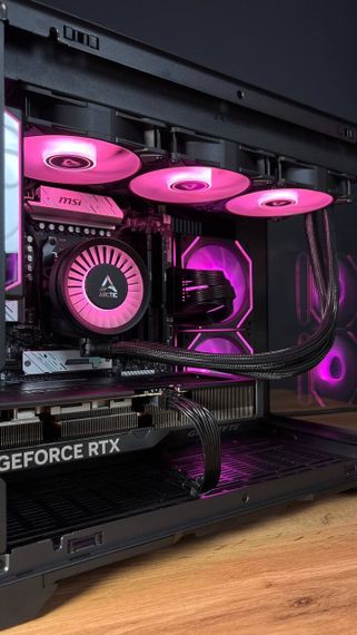 Збірка під замовлення:ігровий ПК GameMax Hype-M Black Tower / AMD Ryzen 7 7800X3D (8 (16) ядер по 4.2 - 5.0 GHz) / 32 GB DDR5 / 1000 GB SSD M.2 / nVidia GeForce RTX 5070, 12 GB GDDR7, 192-bit / 850W | Зображення 7