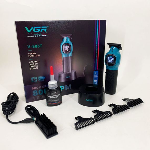 Тример для стрижки волосся VGR V-886T BLUE 8000RPM | Зображення 3