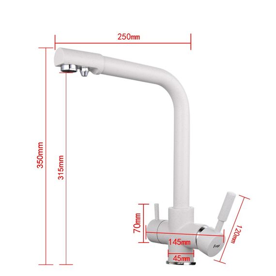 Змішувач для кухні Frap F4352-8 | Зображення 1