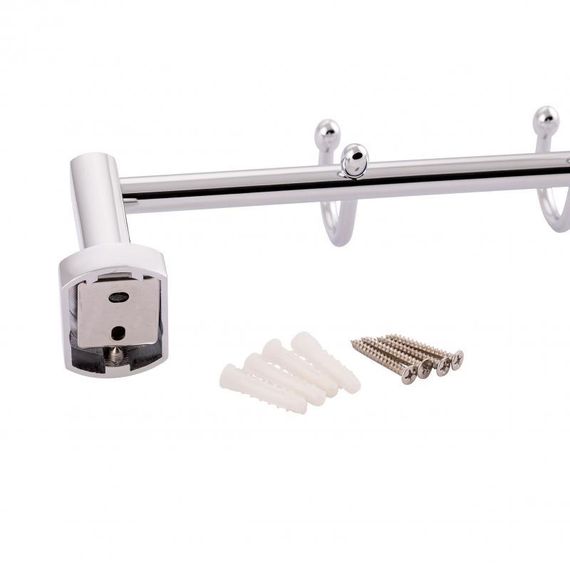 Держатель для полотенца Qtap Liberty 4 крючка 450 мм QTLIBCRM11544 Chrome | Зображення 3