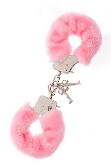 Наручники Metal Handcuff with Plush. PINK, Рожевий