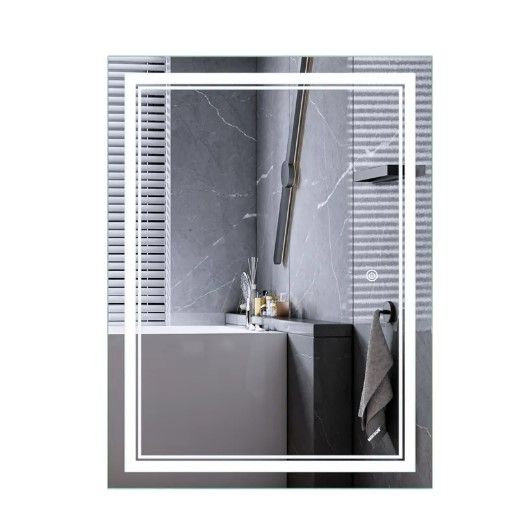 Дзеркало Mixxus Premium QUADRO MR20-80x60-REVERSE (LED Touch, Anti-fog) (MP6619)