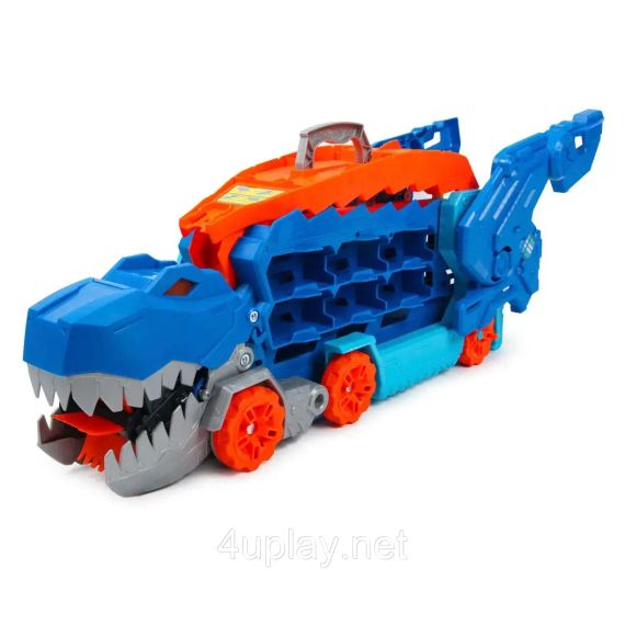 Мега-транспортер Хот Вилс Невероятный Ти-Рекс Оригинал Hot Wheels Ultimate T-Rex Transporter | Зображення 3