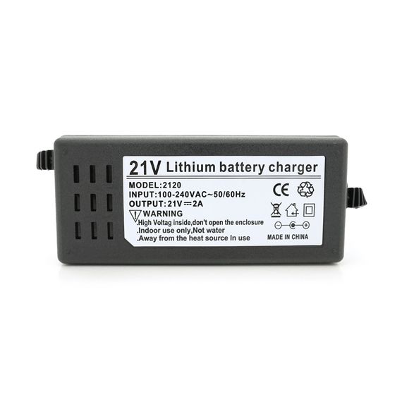 Зарядка для АКБ Li-ion 21V,2A,шт. 5.5 х2.5мм,LED индикация | Зображення 2