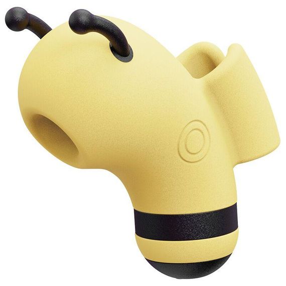 Вакуумний стимулятор із мікрострумами CuteVibe Beebe Yellow, на палець Sex Aura