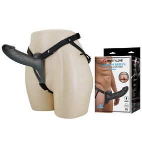 Порожнистий страпон PRETTY LOVE Landon Hollow Strap-On Harness Dildo