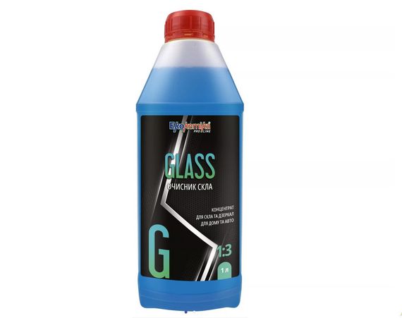 Очиститель стекол 1л концентрат Ekokemika Pro Line GLASS 1:3