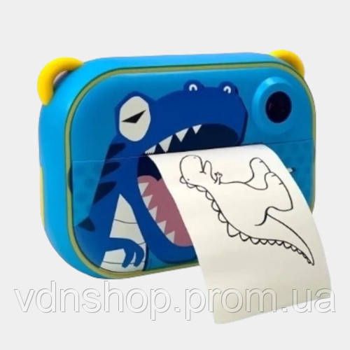 Печать детских фото принтером, Мини-камера для детей, Фотоаппарат принтер мгновенной печати детский DN-46 | Зображення 3