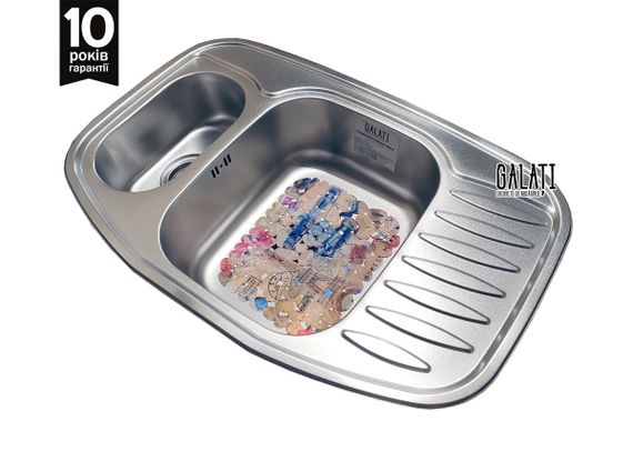 Кухонная мойка GALATI Rampă 1.5C Satin | Зображення 3