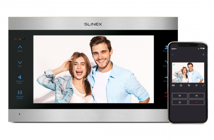 Видеодомофон Slinex SL-10IPTHD silverblack