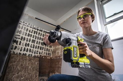 Перфоратор акумуляторний Ryobi RSDS18X-1C40 SDS-plus ONE+ 18В НР 5133005383 | Зображення 2