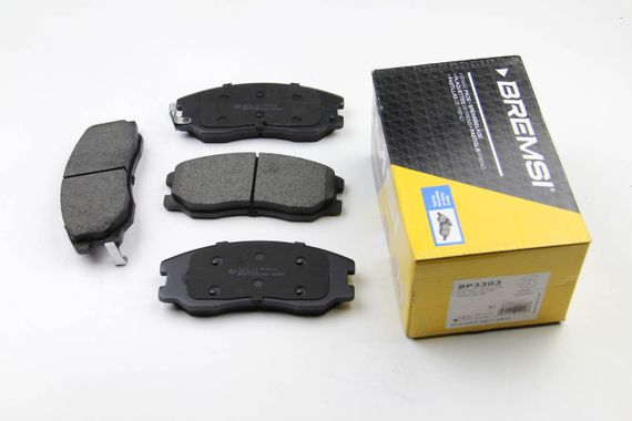 Колодки передні гальмівні Chevrolet Captiva 06-(akebono), Bremsi (BP3303) | Зображення 2