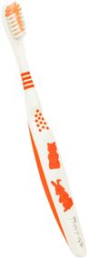 Дитяча зубна щітка paro® children toothbrush JUNIOR, помаранчева