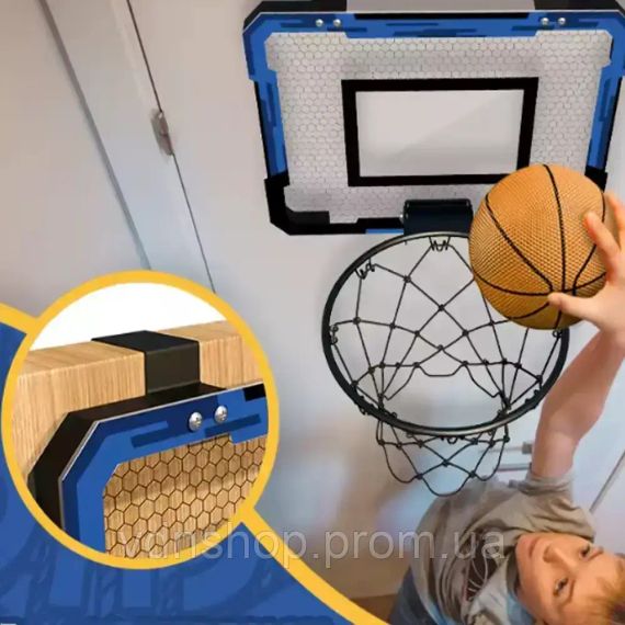 Баскетбольне кільце з електронним табло / Дитячий набір для баскетболу М'яч та Щит із кільцем зі звуковими ефектами | Зображення 1