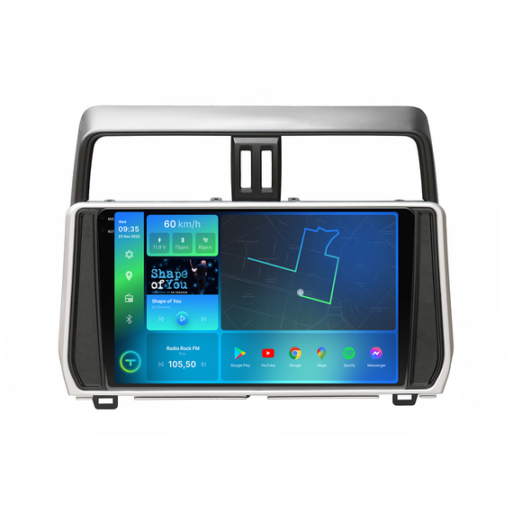 Штатна магнітола Torssen 2K Toyota Prado 150 2017+ F108256  4G Carplay DSP | Зображення 1