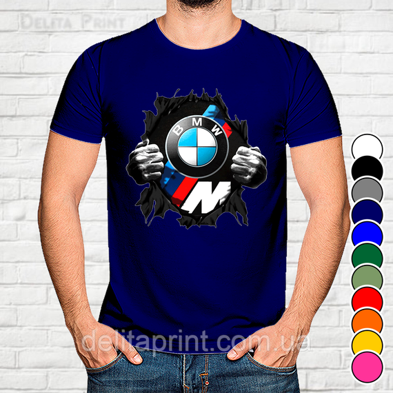Футболка з принтом авто "BMW/БМВ" | Зображення 3