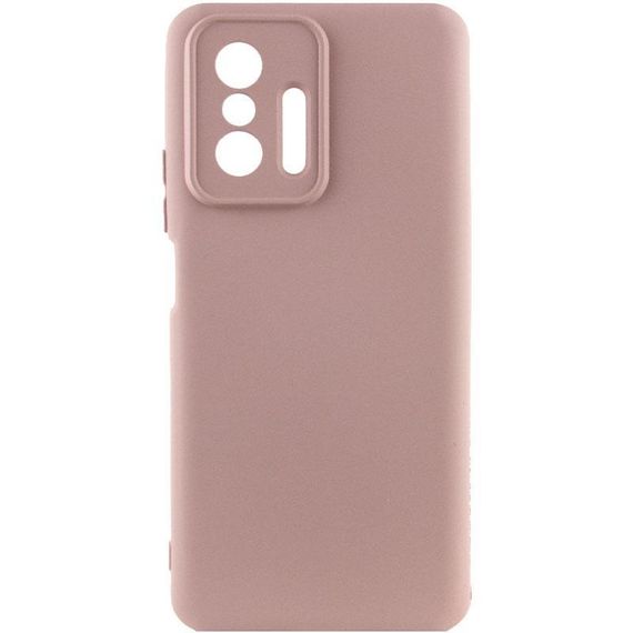 Чохол Silicone Cover Ummi Lakshmi Full Camera (AA) для Xiaomi 11T / 11T Pro Рожевий / Pink Sand