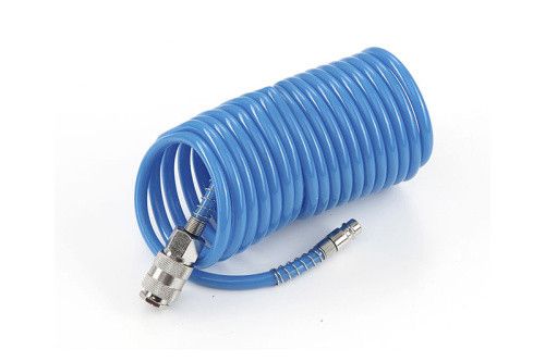 Шланг спіральний поліуретановий зі швидкорознімними сполуками 6,5*10 мм, 15 м APRO 8501461