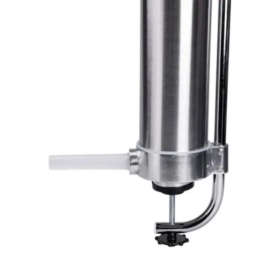 Вертикальний шприц для ковбаси 2,5 л з нержавіючої сталі шприц ковбасний 4 насадки 16788-6 | Зображення 4