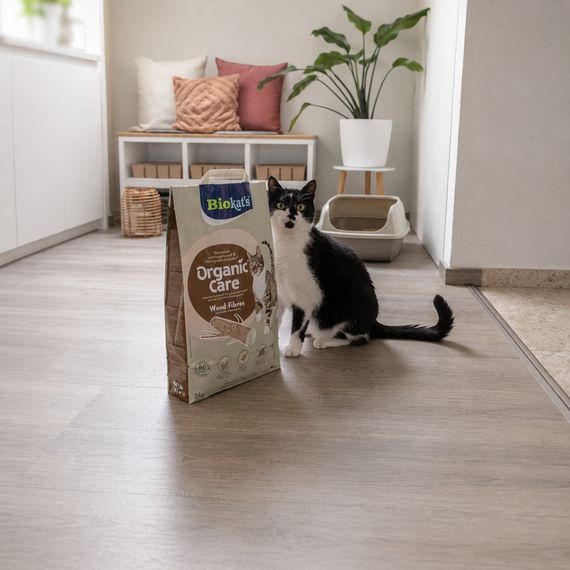 Наповнювач деревний Biokats для котячого туалету Organic Care 30л/11,4кг | Зображення 5