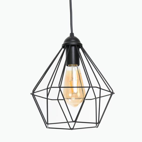 Світильник підвісний Crystal P235 Чорний, Atmolight