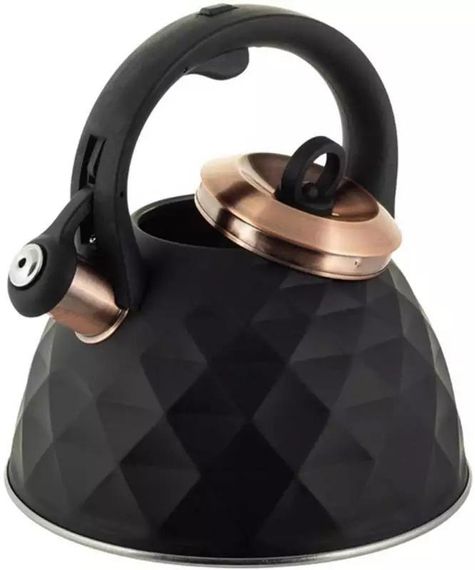 Чайник Kamille Whistling Kettle Black Сrystal 3л з нержавіючої сталі зі свистком | Зображення 3