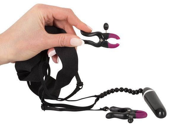 Зажимы для клитора - Bad Kitty Spreader String with sexstyle | Зображення 2