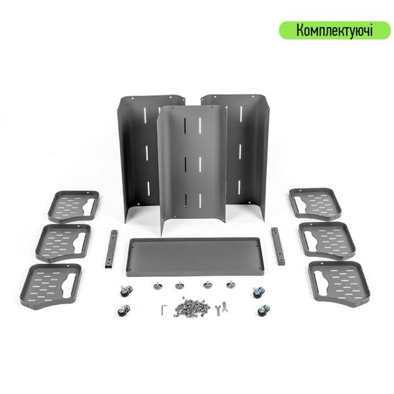 Стелаж універсальний для зберігання триярусний 60*30*77см SW-00002259 | Зображення 7