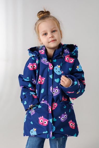 Куртка для дівчинки B-2323 86 см Темно-синій (2000990256997D) shop (2000990256997)