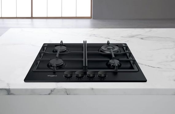 Варочная поверхность Whirlpool газовая TKRL661NB | Зображення 1