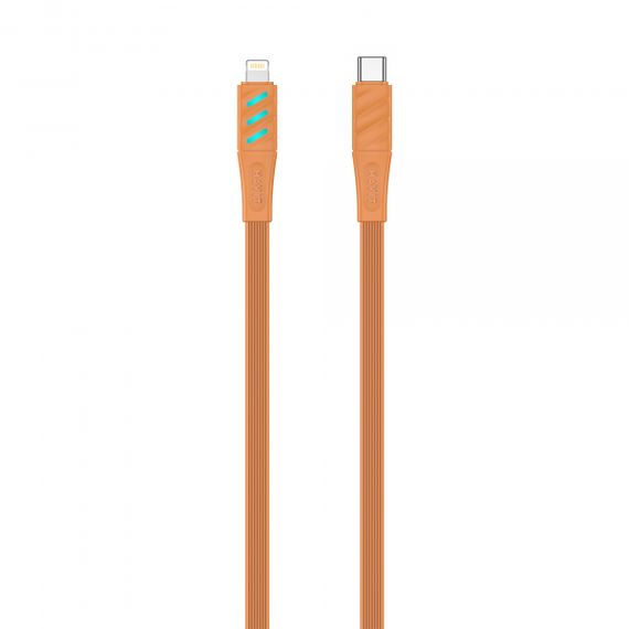 Кабель USB-C - Lightning HAVIT HV-CB6255 PD30W 1м з LED індикатором Orange | Зображення 1