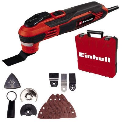 Реноватор Einhell TE-MG 350 EQ, 350Вт, 11000-20000 об/мин, LED, набор насадок, кейс (4465155) | Зображення 1