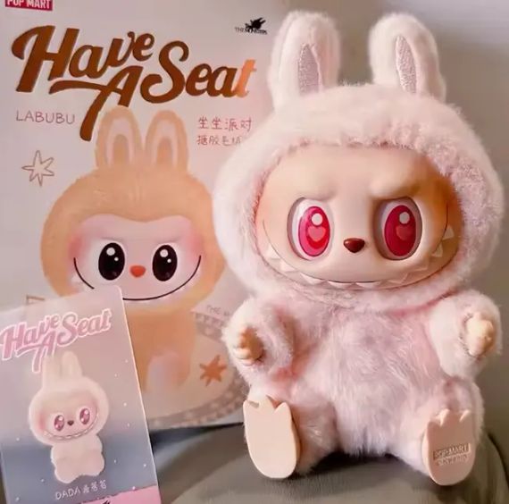 Сюрприз Брелок Labubu "Монстры" Pop Mart Лабубу трендовая плюшевая игрушка 15см | Зображення 4