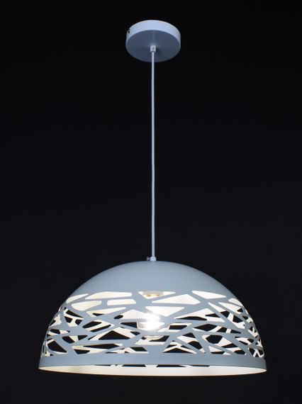 Люстра підвісна на 1 лампочку 27840 Білий 30-180х40х40 см. | Зображення 1