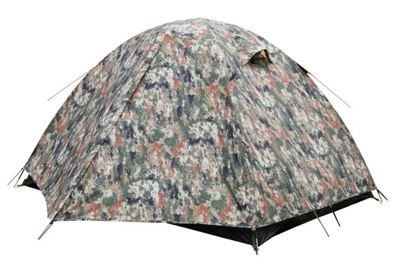 Тримісний намет камуфляжного забарвлення Tramp Lite Hunter3 camo з двома входами для професійних мисливців рибалок, туристів | Зображення 9