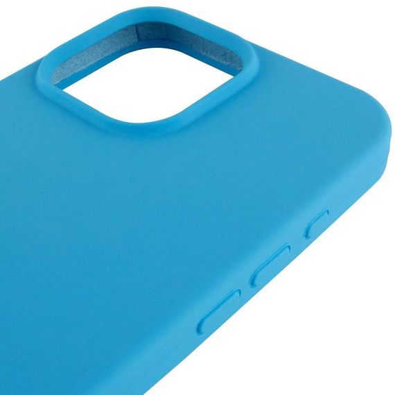Чохол Silicone Case Full Protective (AA) для Apple iPhone 14 Pro (6.1") Блакитний / Blue | Зображення 3