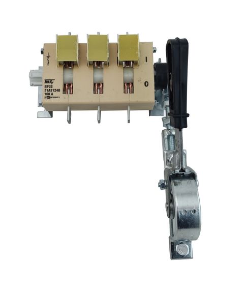 Вимикач-роз'єднувач ВР32-31A31240 100А не з'ємна змішана спереду рукоятка Ny95504162
