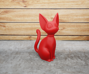 Статуетка довговухий кошеня Червоний, 200