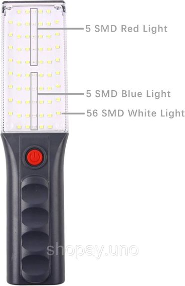 Портативный светодиодный фонарик TORCH ZJ-1258 с крюком для подвешивания ∙ Светодиодный фонарик ZJ-1258 | Зображення 1