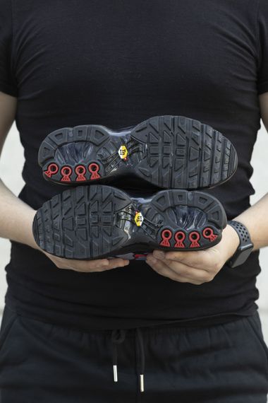 Кросівки Air Max TN Plus Grey Black Red White весна / осінь 1319 42 26,5 см | Зображення 7