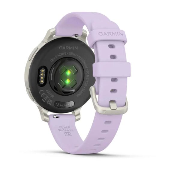 Смарт-годинник Garmin Lily 2 Active, Silver/Jasmine Purple, Silicone, (010-02891-01) | Зображення 5