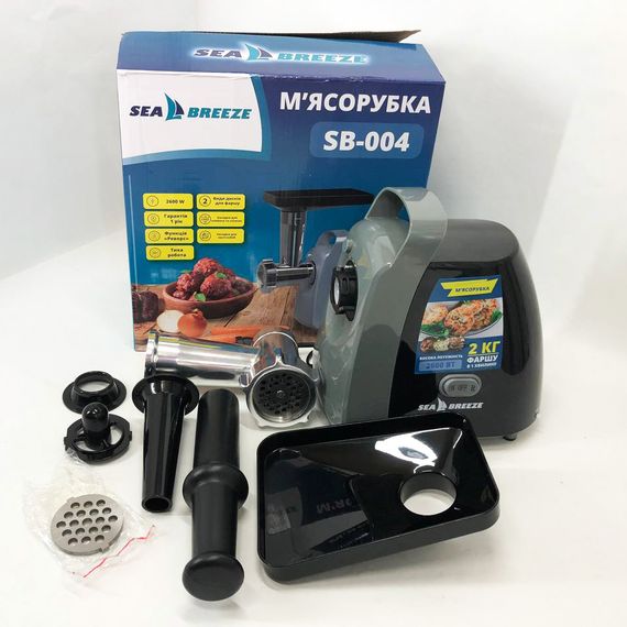 Лучшие электромясорубки для дома Sea Breeze SB-004, Бытовая кухонная мясорубка электрическая DQ-72 | Зображення 8