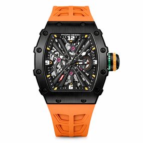 Чоловічий годинник Pagani Design PD-1738 Black-Orange