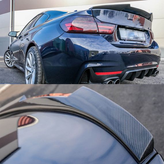 Спойлер M4-Style (для F32, Карбон) для BMW 4 серія F-32 2012-2020 рр | Зображення 2