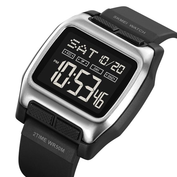 Годинник S2kmei 2193SIBK Silver-Black | Зображення 1