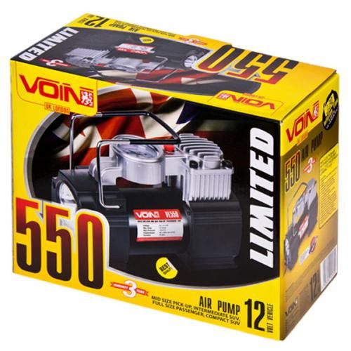 Компресор автомобільний "VOIN" VL-550 150psi/15Amp/40л/прикур./дефлятор/перехідник на клеми | Зображення 8