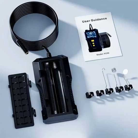 Гнучкий ендоскоп камера з дисплеєм та кабелем 5м Endoscope | Зображення 4